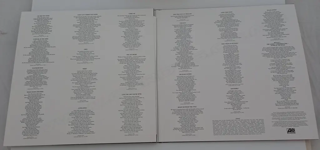 Crosby, Stills, Nash & Young, 4 Way Street, (Triple Album) Image 1++